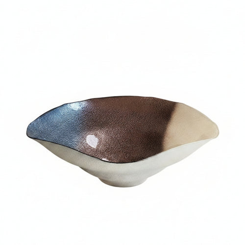 Glass Fruit Plate with Pedestal Decorative Pedestal Bowl Glossy for Centerpiece