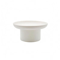 Round Tabletop Tray Shallow Pedestal Tray Minimalist for Table Surface, Entryway
