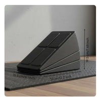 3 Pieces Calf Stretcher Slant Board Adjustable Angles Squat Wedge Block Portable Squat Wedge for Weightlifters, Runners