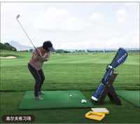 PGM 高尔夫实木球杆架 新款 多功能球包球杆架 练习场用品