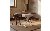 Folding Piano Stool Foldable Padded Keyboard Bench Portable for Guzheng Practice
