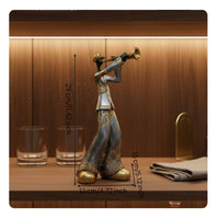 5 Pieces Retro Musician Sculptures Vintage Look Band Musician Figurines