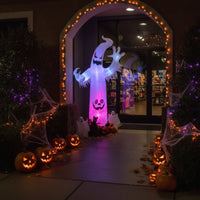 Inflatable ghost, large with pumpkin face, inflatable figure for entrance area, Halloween party