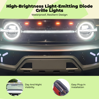 LED Top Light 300, Yellow DRL