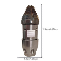 Sewer jetters Nozzle for Pressure Washer  Drain Pressure Washer Hose Nozzle Threaded for Homeowners