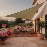 Tear-Resistant Triangle Shade Sail Waterproof Triangular Shade Sail Blocking Canopy Cover Heavy Duty for Backyard, Garden, Deck