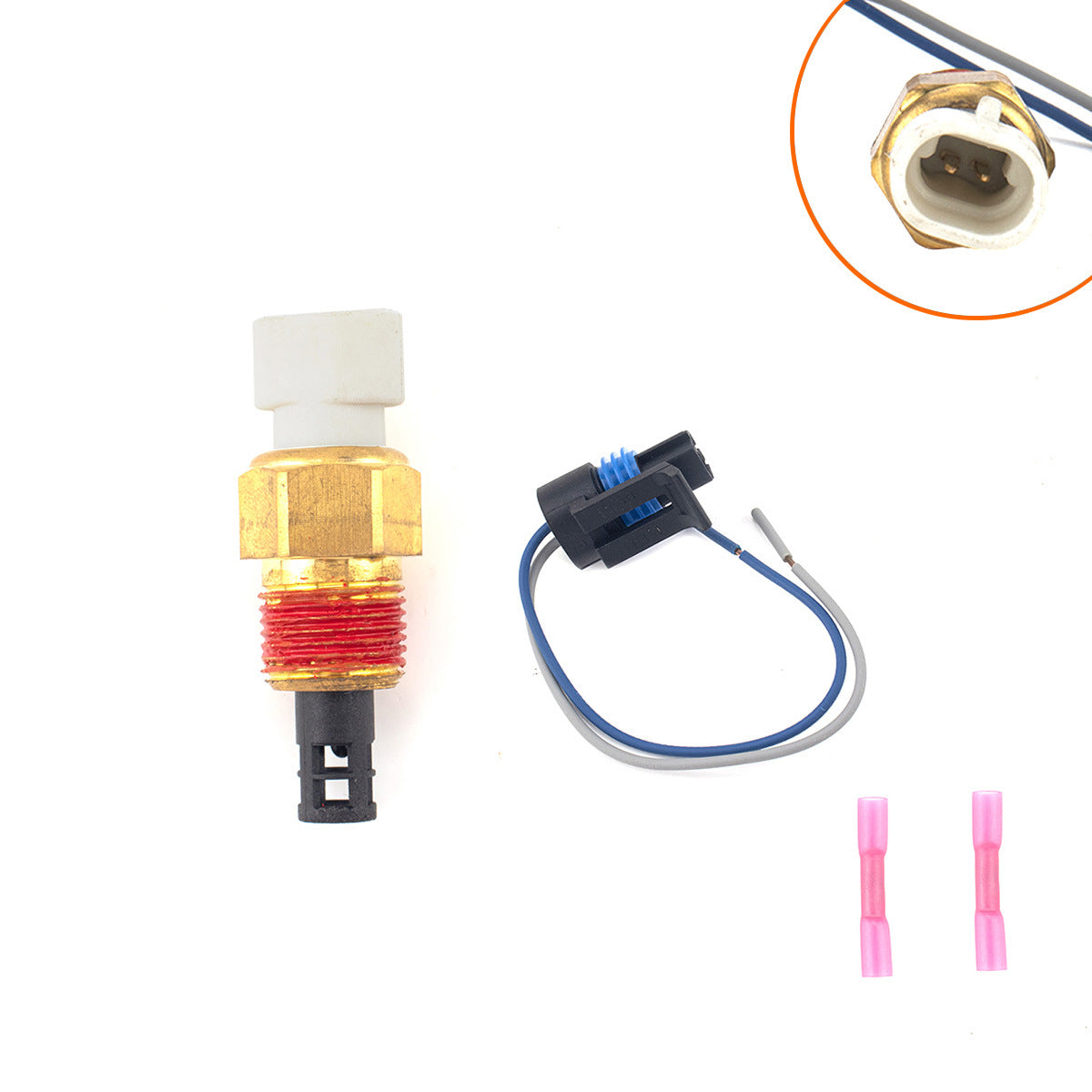 Intake Air Temperature Sensor with Wiring Harness 25036751 for Chevrolet GMC