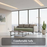 Modern Design Sofa and Coffee Table set Minimalist visual design Reception Seating robust Frame business Furniture firm density Foam padding for Business Owners, Office Managers, Interior Designers, Waiting Room