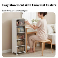 Multi-Tier Cosmetic Cart Large Capacity Rolling Drawer Cart Removable Drawers