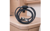 Quick-Connect Marine Fuel Hose Assembly with Primer Bulb Rubber Fuel Line Assembly with Primer Bulb Universal for Boat Owners