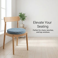 Memory Foam Seat Cushion, Round Chair Pad, Comfortable Tatami Mat, Breathable Po #variant:40x40cm Square, 6cm Thick