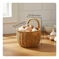 Garlic Storage Holder Multi-Purpose Hanging Kitchen Basket Space Saving