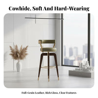 Upholstered Rotating Counter Seatingtool With Spinerest Rotating Highrear Stool Luxury Design Padded Seat for Kitchen Island