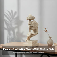 Collectible Stable Base Shh Figurine Home Modern Decor Sculpture Statue