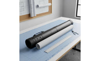 Telescoping Telescopic Drawing Tube Rigid Extendable Poster Tube Portable Document Cylinder Sturdy for Commuting, Studio Storage