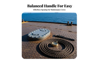 Sturdy Construction Marine Manhole Cover Heavy Duty Ship Inspection Port Cover Boat Deck Entry Plate for Shipyard Workers, Maintenance Crew, DIY Enthusiasts, Ships, Shipyards, Tanks