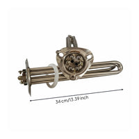 Triangular Flange Heating Tube SUS304 Stainless Steel for Food Warmers