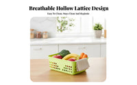 Woven Storage Basket adaptable Rectangular Wovenand design container Stackable