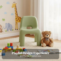 And Odorless Kids Backrest Chair Rounded Corners Toddler Chair Easy to Clean Small children's Stool Ergonomic Design for Toddlers, Preschoolers, Parents, Kindergarten, Playroom, Daycare Center, Preschool