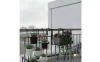 Balcony Railing Planter Bracket Carbon Steel Flower Pot Hooks Easy Assembly Gardening Supplies for Fence