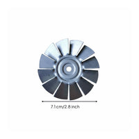 Vacuum Engine Cooling Wheel Metal Material Engine Cooling Fan Blade Brand New