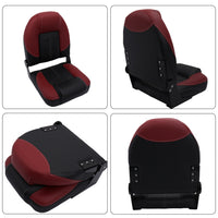 Boat Seat Reversible Front and Back Adjustable Backrest Passenger Seat for Yacht Speedboat