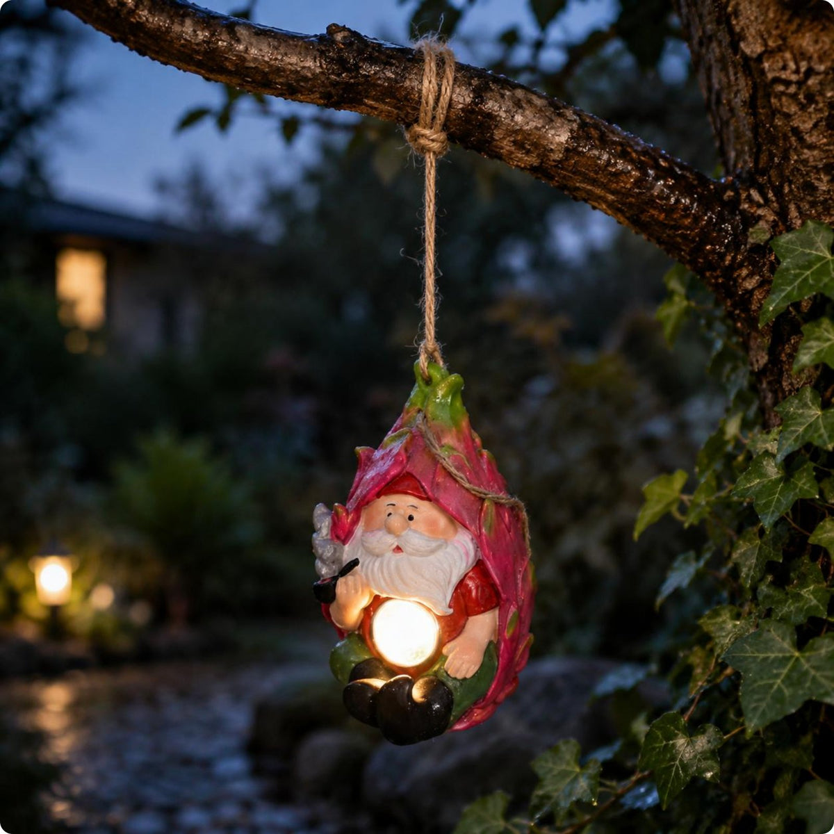 Solar Hanging Tree Light Waterproof Garden Ambient Light Energy Saving for Patio