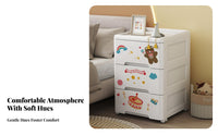 CreatureFace Drawer storage unit Cute Cartoon Design kids' Furniture even-glide Drawers