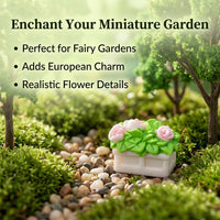 Miniature Garden Ornaments Fairy Garden, Resin Fairy Garden Accessories, Matte White Fairy Garden Figurines Australia, Micro Landscape Decor