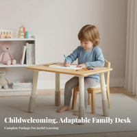 young child Drawing Table with Paper Roll sturdy Wood Construction Play Desk at no extra cost