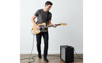 100 Feet Transmission Transfer Range Guitar Transmitter Receiver 5.8GHz Band Wireless Guitar System Ultra-Low Latency Wireless Instrument Audio System Removable Battery for Guitarists, Bassists, Musicians, Stage Performance, Practice, Studio Recording