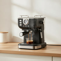 Countertop Espresso Machine with Steam Wand Coffee Expert-Quality Espresso Machine with Portafilter Manual Appliance Professional for Home Baristas, Coffee Lovers, Kitchen, Office