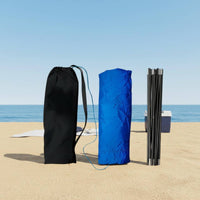 Beach Canopy Tent Blue Tunnel Canopy Tent Beach Shelter Slim Poles Long Extension for Sand