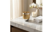 Metal Canister with Knob Sturdy Container Sealed for Vanity, Coffee Table