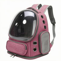 Bubble Pet Backpack Padded Shoulder Straps Hard-Sided Pet Backpack