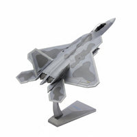 1:72 Scale F-22 Model High Simulation Alloy F-22 Fighter Jet for Desk, Office