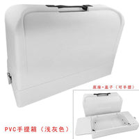 老式缝纫机手提箱PVC防尘塑料收纳箱防蛀便携电动木衣车底座马达