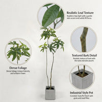 Large Nordic Artificial Traveler's Palm Plant Fake Green Potted Plant for Living Room Window Decor