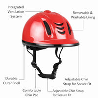 Riding Helmet Horse Riding, Horse Riding Helmet for Lessons, Ventilated Horse Riding Helmet, Head Ge - Image 4