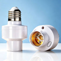 Voice Control Bulb Socket Energy Saving Motion Activator Lamp Holder