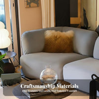 Tofu Block Sofa Nordic Aesthetic Living Room Furniture Minimalist design Lowstance for Families, Homeowners, Home leisure