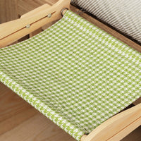 Hanging Cat Bed and Window Cat Bed, Foldable Woven Mat Balcony Cat Bed Hammock, Space Saving Wood Frame Perch for Indoor Cats and Balcony Patio