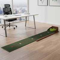 Indoor Putting Mat Construction Golf Practice Mat Easy to Clean Putting Practice Accessory for Home