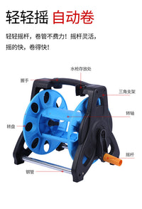 高压洗车水管收纳车架 园艺软管收纳车盘管工具神器