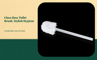 Toilet Brush: Glass Base