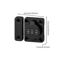 Keyless Combination Cabinet Lock, Code Drawer Lock, protected Sliding Door Lock for closet, Adjustable, Easy Installation