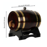 Oak Design Drink Dispenser Food-Grade Liner Barware for Bar, Restaurant