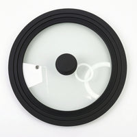 Strengthened Glass Lid with Silicone Edge Vented Glass Lid with Silicone Edge Flexible for Home Cooks