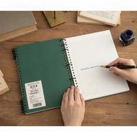 B5 Detachable Spiral Notebook Set for Students and Professionals, 120 Pages Per Book, Lined Paper