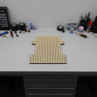 Slatted-Deck Insert Decorative Model Truck Bed Insert Scale-Correct Accessory for Display Builds